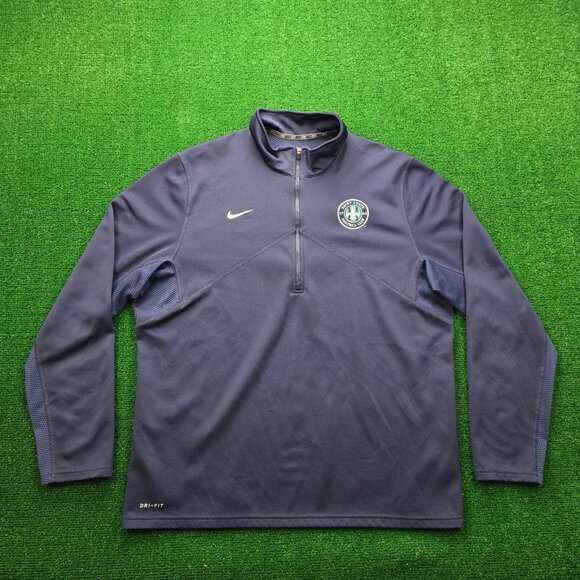 Saint Louis Football Club Sweatshirt Mens XL Navy Blue‎ Nike Dri-Fit Soccer - Picture 1 of 10